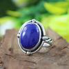 Lapis Lazuli Gemstone Ring, Handmade Designer Ring, Gift For Her, 925 Sterling Silver Ring, Women Ring, Silver Jewelry