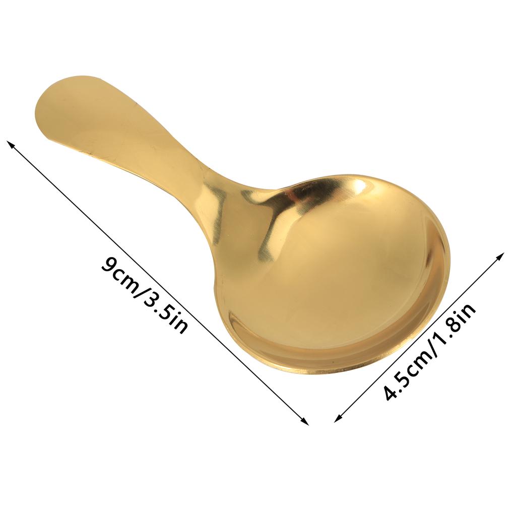 5 шт. ложка для мороженого из нержавеющей стали 304, чайная десертная ложка, короткая ложка для крема, кухонные принадлежности