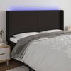 VidaXL LED Headboard Bedroom Furniture Double Bed Accessory Head of Bed Frame Interior Black 3123792