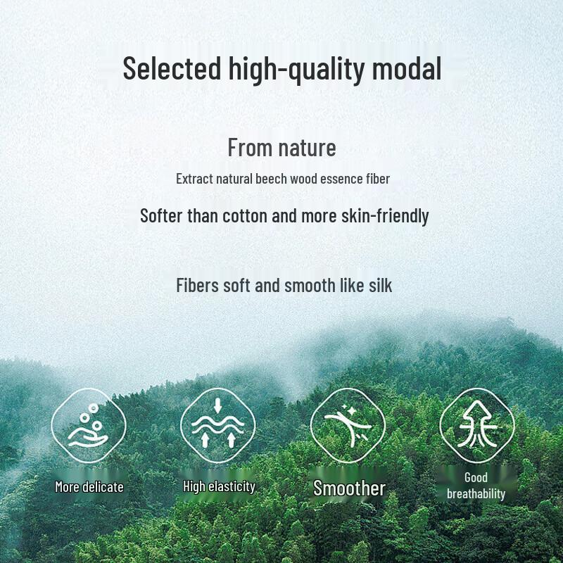 Мужские модальные дышащие свободные боксеры-брифы