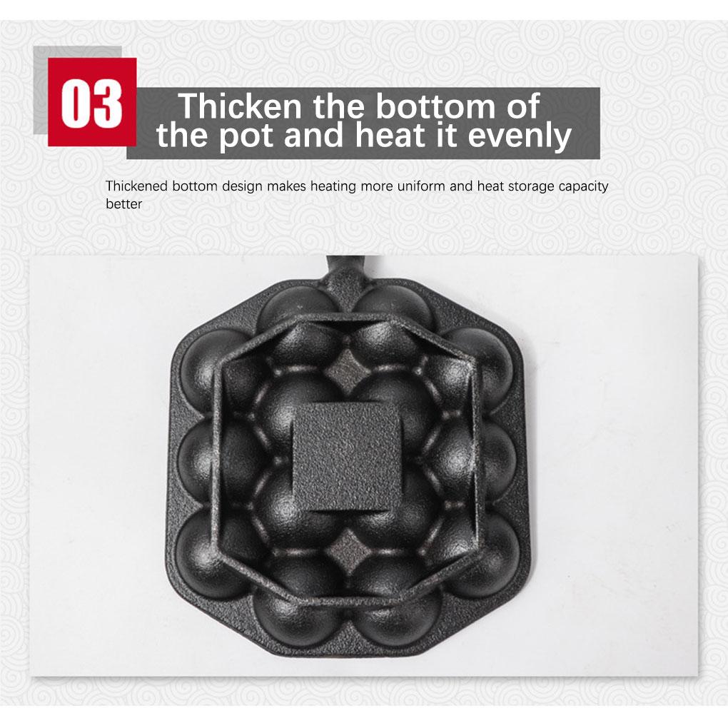 Сковорода Takoyaki с 12 отделениями, многофункциональная, прочная, круглая, для барбекю, износостойкие кухонные принадлежности, товары для дома