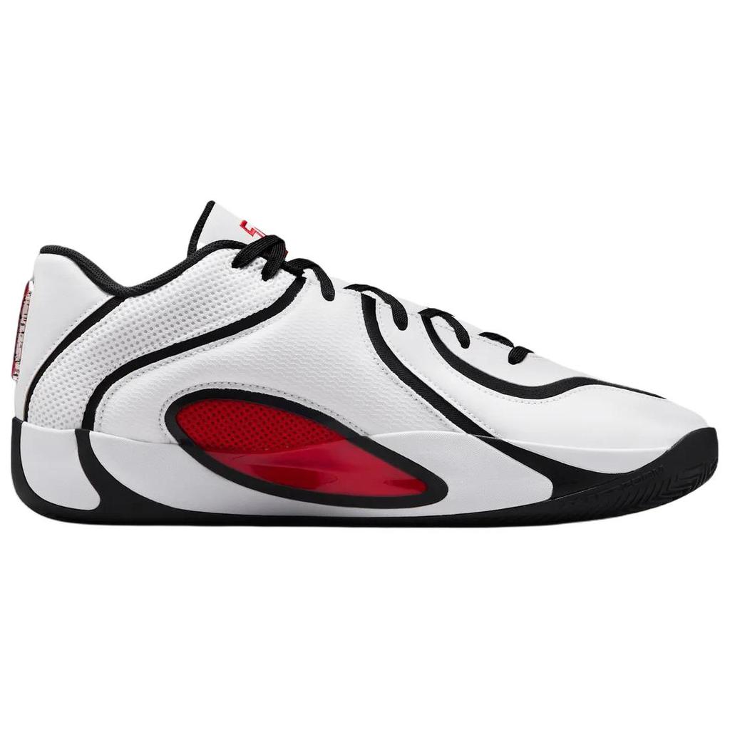 Jordan Баскетбольные кроссовки Tatum 4 Support Rebound Мужские Черно-белые HQ4613-101
