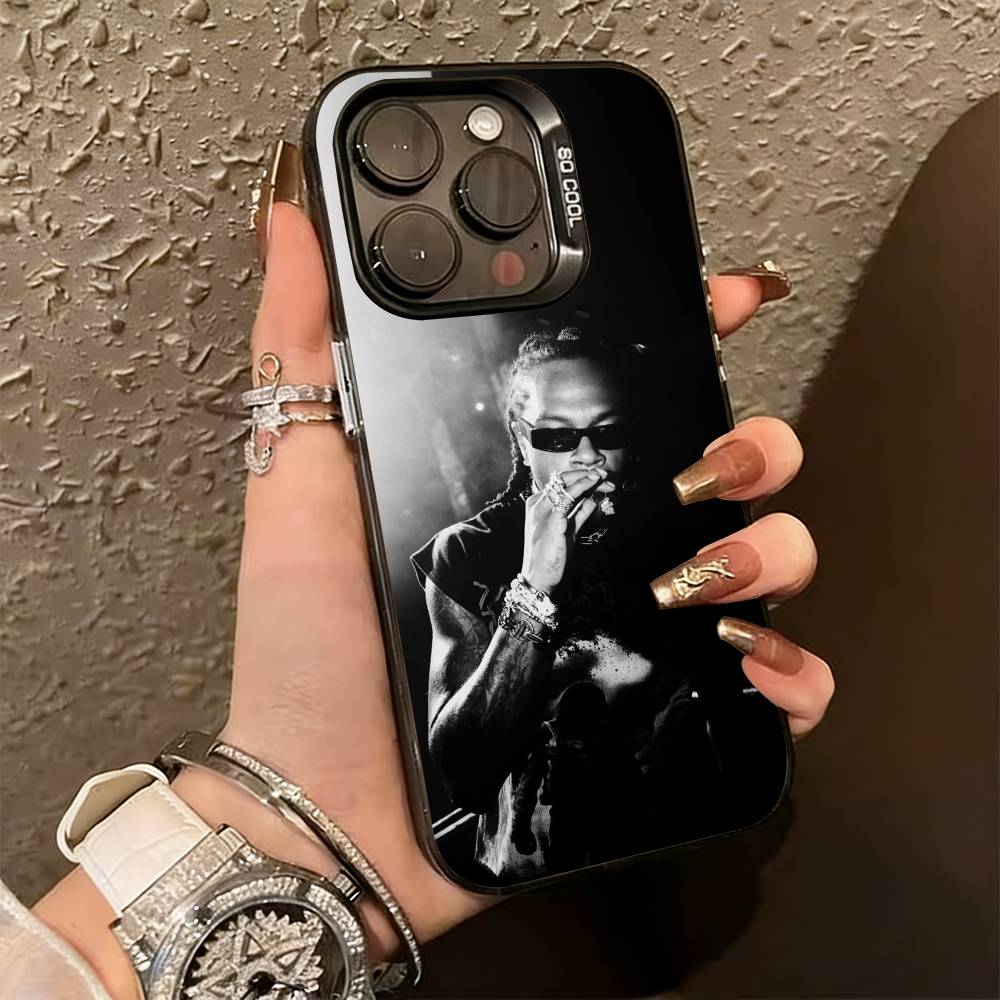 G-Gunna album Rapper Singer Phone Case For iPhone 17,16,15,14,13,12,11 Plus,Pro Max,XS,Colored Silver Plated Inside Cover