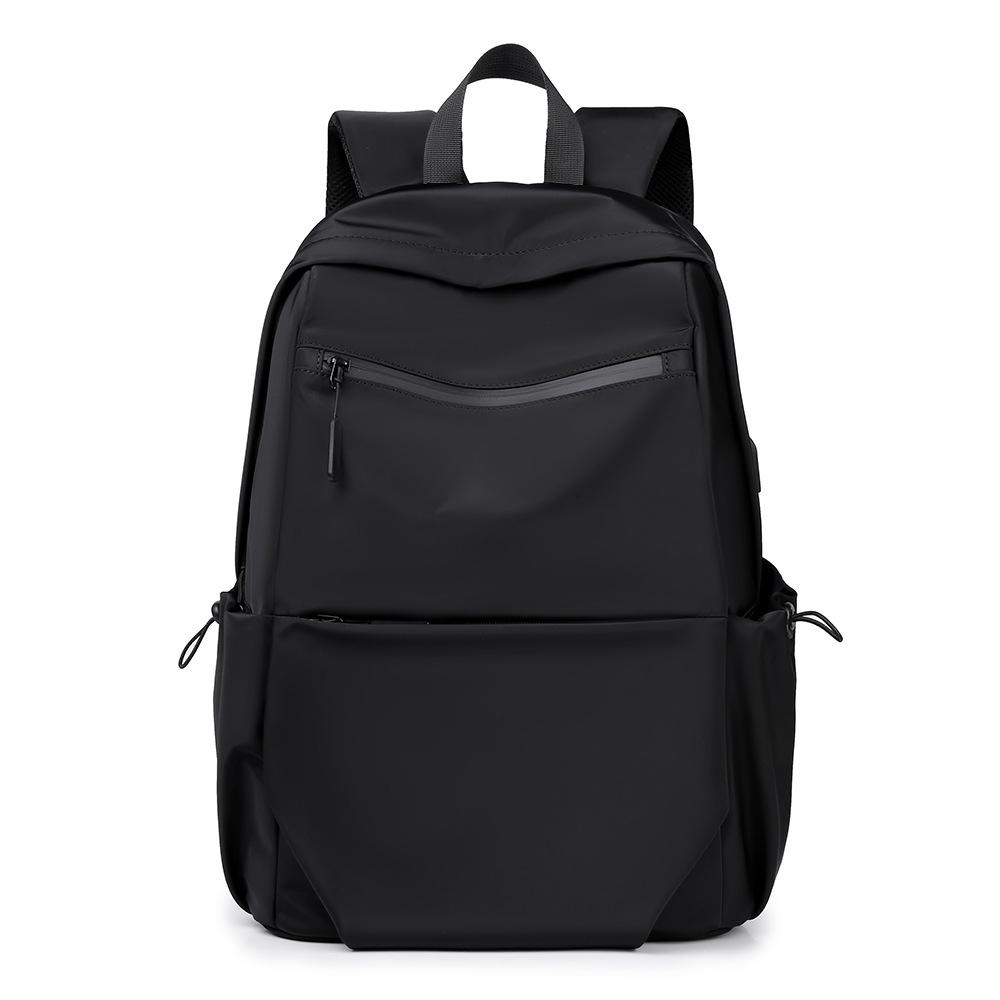 Men's Commuting Backpack Large Capacity Simple Backpack Student Schoolbag Computer Bag