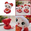 Adorable Red Plush Snake Year Zodiac Doll Soft Toy Perfect For New Year Gifts