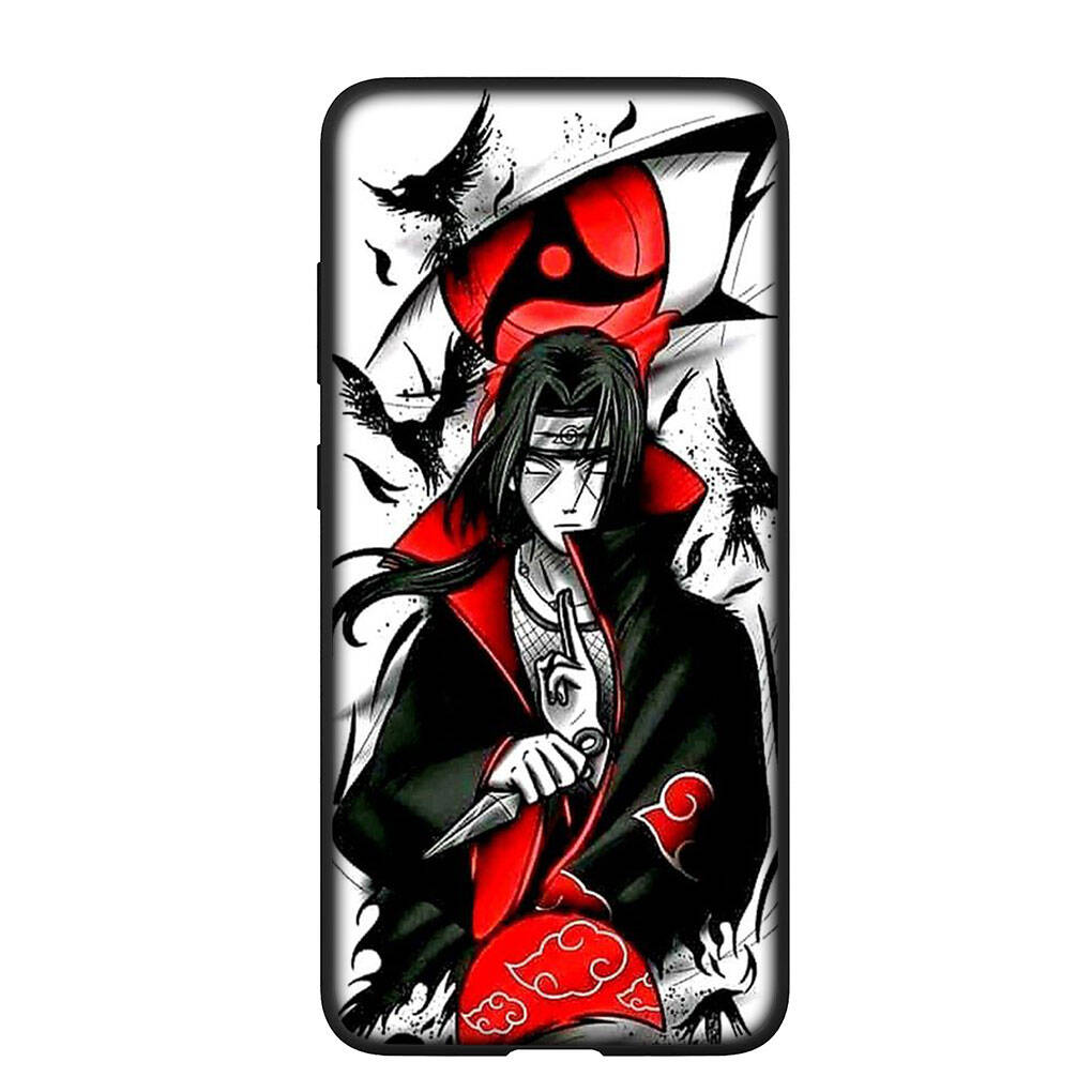 Phone Case for iPhone 17 15 16 Plus Redmi Note 14 12 11 13 Pro Max Huawei P30 P20 Lite Y9 OPPO A60 A40 A80 Wallpaper Itachi Uchiha Sasuke Naruto Cover
