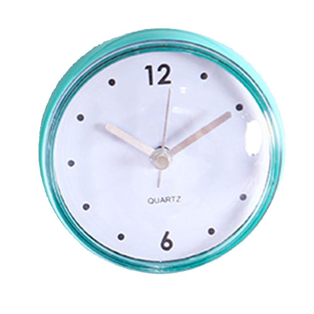Kitchen 3D Minimalist Battery Powered Mini Sucker Wall Clock Wall Watch Home Decor Shower Clocks