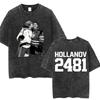 Heated Rivalry Shane Hollander Ilya Rozanov Hollanov Washed T Shirt Vintage Fashion Men Tshirts Cotton Loose Casual Tee Shirt