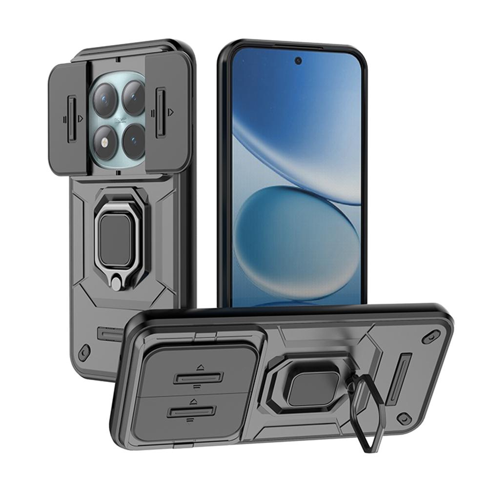 Для Xiaomi Redmi Note 15 Pro+ 5G Чехол Защита камеры Бронированный чехол для телефона Для Redmy Note 15 Pro Plus Магнитный держатель Кольцо Чехол