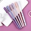 6Pcs/Set Creative Cute Morandi Simple Gel Pen Quick Drying Neutral Pen School Office Supplies Students Stationery