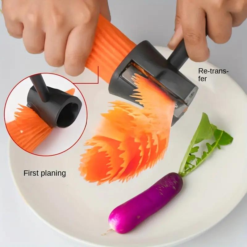 1PC Spiral Cutter Carrot Radish Potato Slicer Fruits Peeler Carving Flower Device Kitchen Vegetable Cutter Slicer Tool
