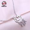 Fashion Round Necklace Ladies Pendant For Women Girl Cubic Zirconia Necklace Jewelry Gift
