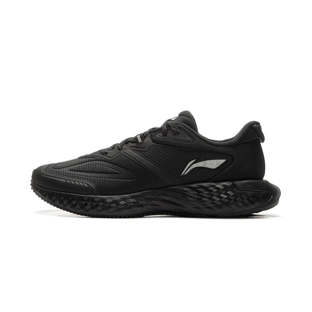 Li Ning Protective Cloud Cushioning Rebound Boost Comfortable Wrap Non-Slip Wear-Resistant Low-Top Running Shoes Men Running Shoes Black ARSU057-1