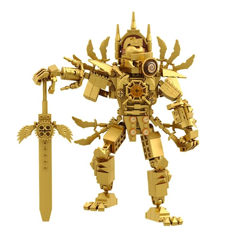 Горячие строительные блоки Skibidi Toilet Туалет Модернизированный G-Man&Dominator Фигурки Модель Титан Спикермен Игрушки для детей Рождественский подарок