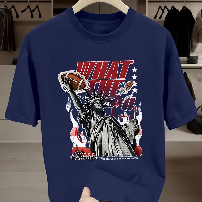 Футболка Liberty для футбола, Мягкая, дышащая и устойчивая к выцветанию, Классический крой для повседневной носки