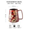Self designed 700ml office water cup with Chinese style hand-painted ceramic mug