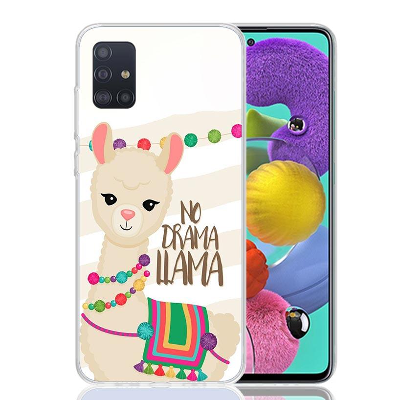 Lama Llama Alpacas For Samsung Galaxy A52S A42 A32 A22 A12 A02S A51 A50S Phone Case A41 A31 A21S A30S A20S A20E A70 A71 A40 A10S