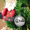 Hanging Ornament Reflective Silver Color Mirror Disco Balls Holiday Party Scene Layout DIY Accessories