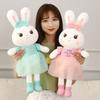 Kawaii Long Ear Rabbit Plush Toys Lovely Soft Rabbit Wear Veil Skirt Pillow Stuffed Dolls for Kids Girls Xmas Gift