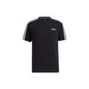 Neo Contrast Three Stripes Sport Round Neck T-Shirt Men Tops Black GP4919