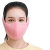 Зимняя полумаска для лица, термофлисовая, для ушей и рта, утеплитель для шеи, ветрозащитная, дышащая, велосипедная маска, теплый головной убор для катания на лыжах и пешего туризма
