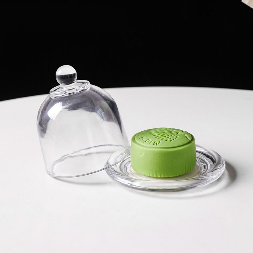 Glass Craft Dessert Storage Stand Transparent Dessert Table Ornaments Cake Serving Tray Hotels