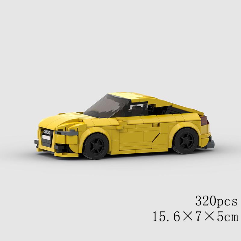 MOC Скорость Спорт Супер Гоночный Автомобиль Модель Строительные Блоки DIY Кирпичи Город Технический Ралли Отличный Гоночный Автомобиль Рождественский Подарок Игрушка