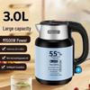 Электрический чайник Wanlida из нержавеющей стали объемом 3 л с автоматической изоляцией и интеллектуальной защитой от высыхания