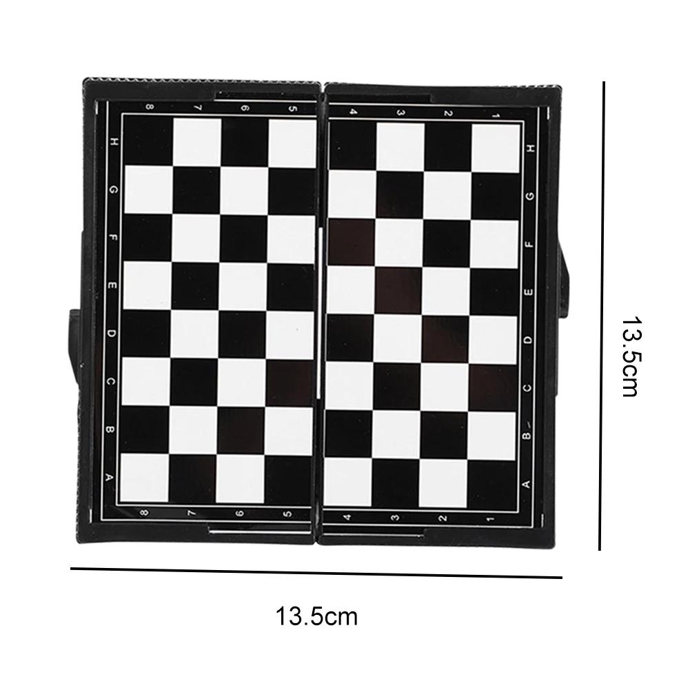 Folding Magnetic Chess 19.5*19.5Cm Portable Chess Board International Chess Game Gift For Adult Kids Beginner