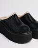 Platform Uggs with Rhinestones Suny Liana 53500 36 Black Suede Wool