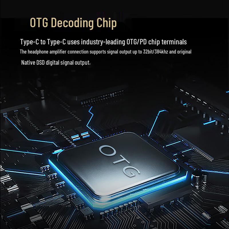 YYTCG Кабель OTG DAC Lightning на Type-C из чистой серебряной жилы