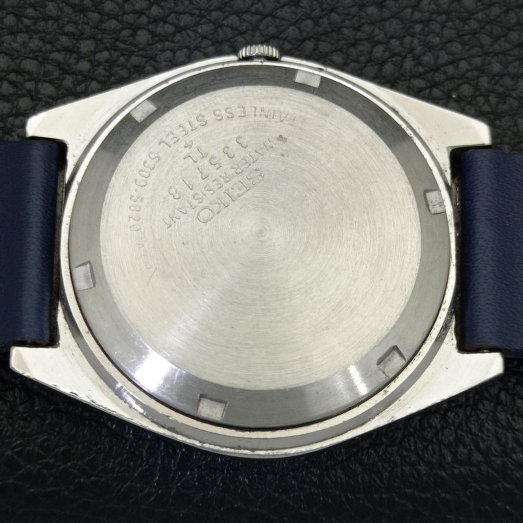 ВИНТАЖНЫЕ МУЖСКИЕ АВТОМАТИЧЕСКИЕ ЧАСЫ SEIKO 6309A ЯПОНИЯ СИНЕГО ЦВЕТА ЦИФЕРБЛАТА a701502-5