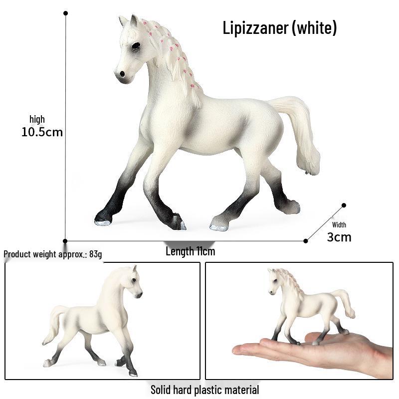 Трансграничное украшение для рабочего стола «Степной конь»: Черно-белая модель североамериканской дикой лошади