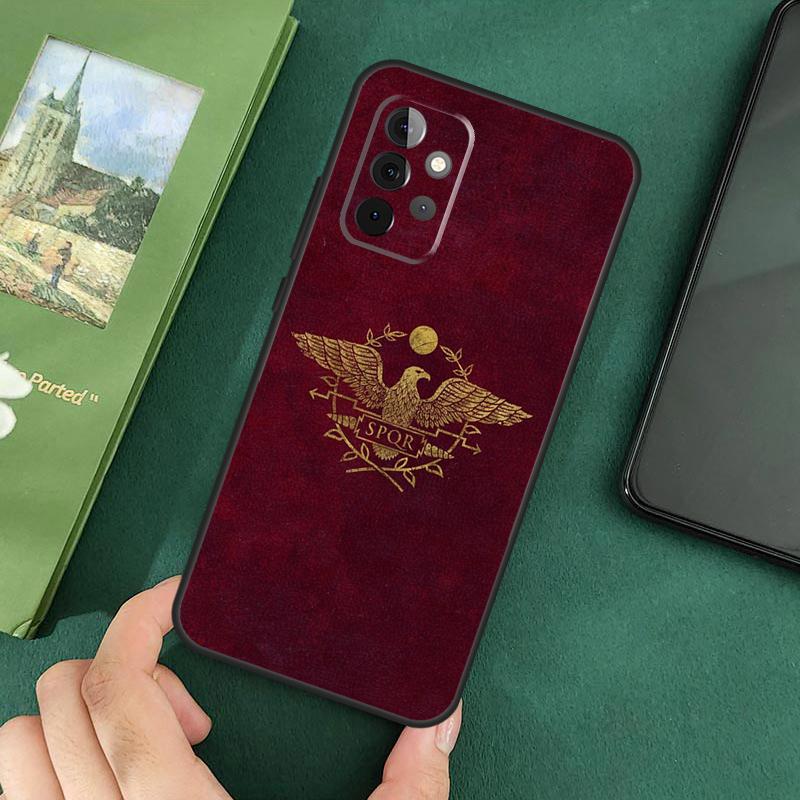 Римская Императорская Легионная Крышка SPQR Для Samsung Galaxy A54 A52S A52 A32 A22 A12 A72 A33 A53 A73 A14 A70 A51 A71 Чехол