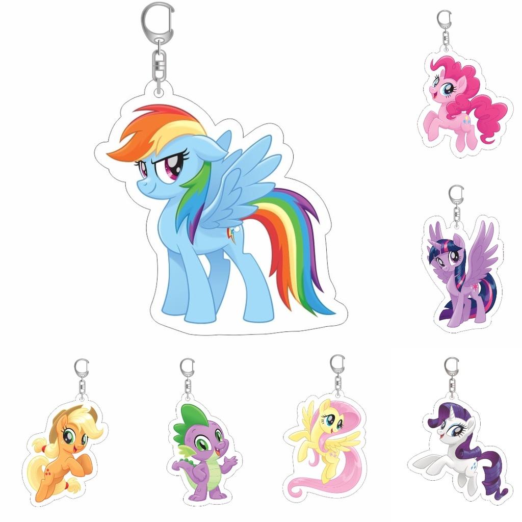 Пони Маленькая Моя Пинки Пай Подвески Брелок Рарити Декор Мультяшный Милый Подарки Кукла