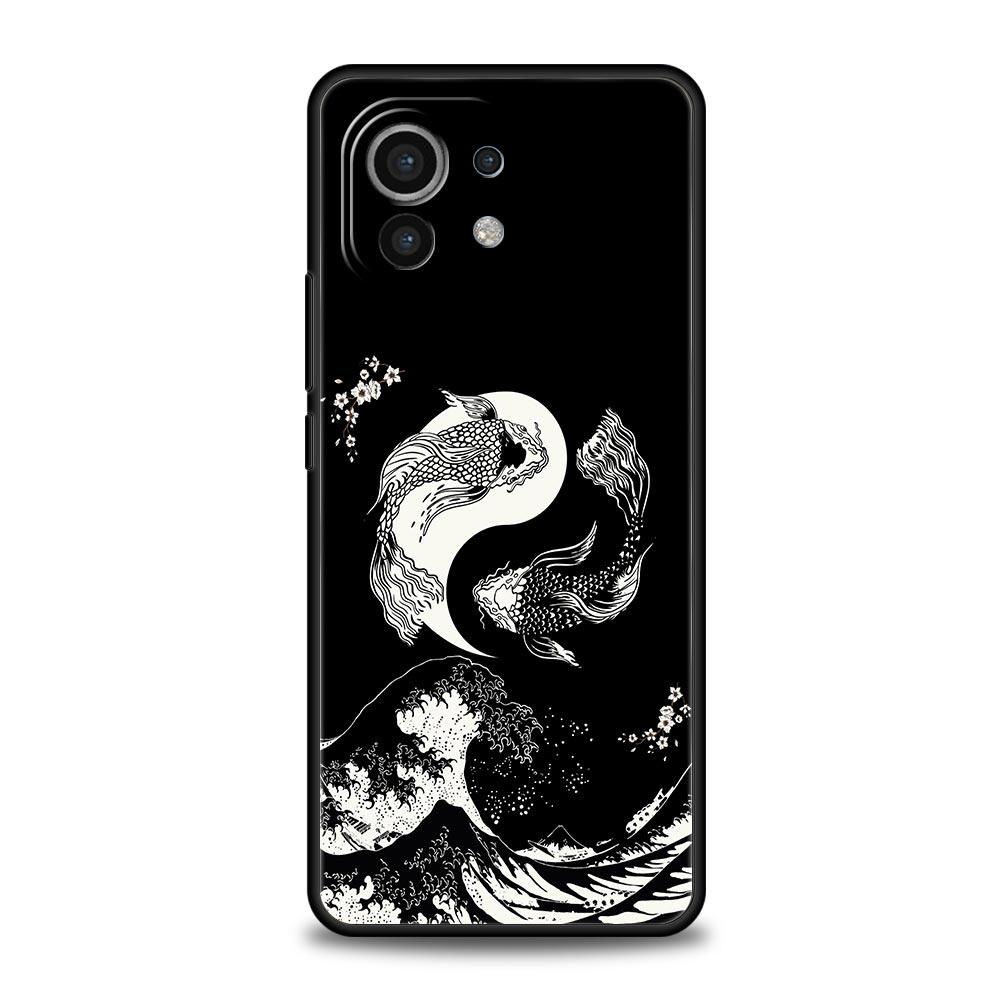 Золотой чехол Great Wave Kanagawa Surf для Xiaomi Poco X4 X3 NFC F3 F4 M3 M4 Mi Note 12T 10 12 11 Ultra 11T Pro 10T Lite 9T Cover