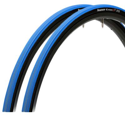 Panaracer Комплект из 2 шин Clincher Категория S2 Side Road Cross City Long [700×26C] F726-CATS-L2 Синий/Черный (Для велосипеда, езды на велосипеде/поездки на работу, верховой езды, туризма,