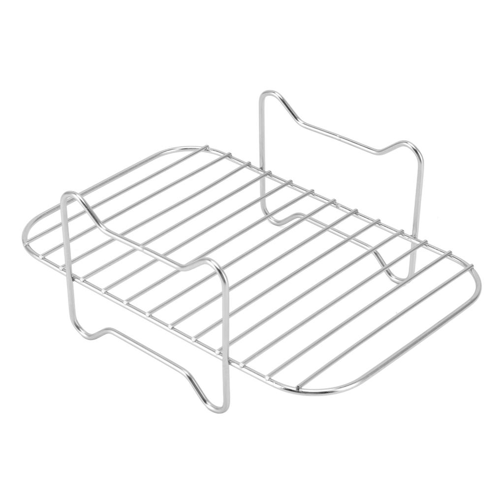 Fryer Stainless Steel Rack Fryer Accessories Multi Purpose Grilling Holder Outdoor BBQ Tools