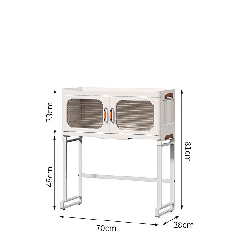 Over the Sink Dish Drainer Drying RackOver Sink Dish Rack for a Tidy Kitchen Sink Shelf Organized Space-Saving Dish Rack with Cover for Dishe