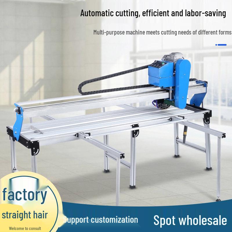 Industrial Heavy-Duty Automated Tile Cutting, Grinding, and Chamfering Machine