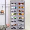 16 Slots Sunglasses Storage Hanging Bag Visible Glasses Display Rack Sunglasses Organizer  Bedroom