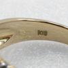 Ring K18 yellow gold/diamond #8.0(US Size) 5.4g Women Used