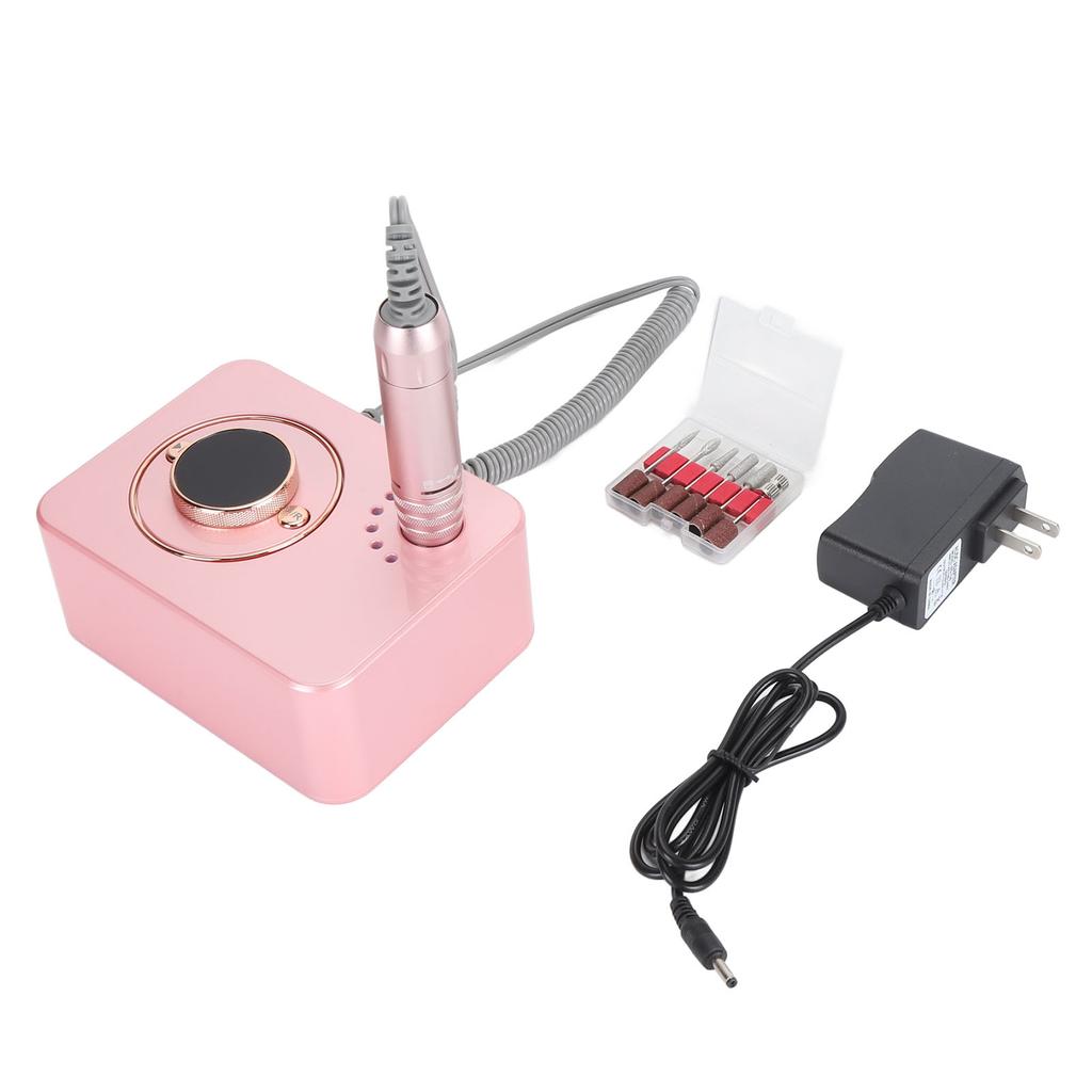 Electric Nail Grinder Portable Rechargeable Professional Manicure Machine 35000 RPM Nail Art File