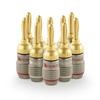 Nakamichi FanLock Серия Excel Позолоченные 24K Банановые Штекеры 10-18 AWG 4 мм для Акустической Системы Усилителя Hi-Fi Стерео Домашнего Кинотеатра AV-Ресивера 10 шт. 5 Пар