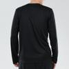 Adidas M Logo Print Long Sleeve Crew Neck Sport Tee Men Tops Black DH3986
