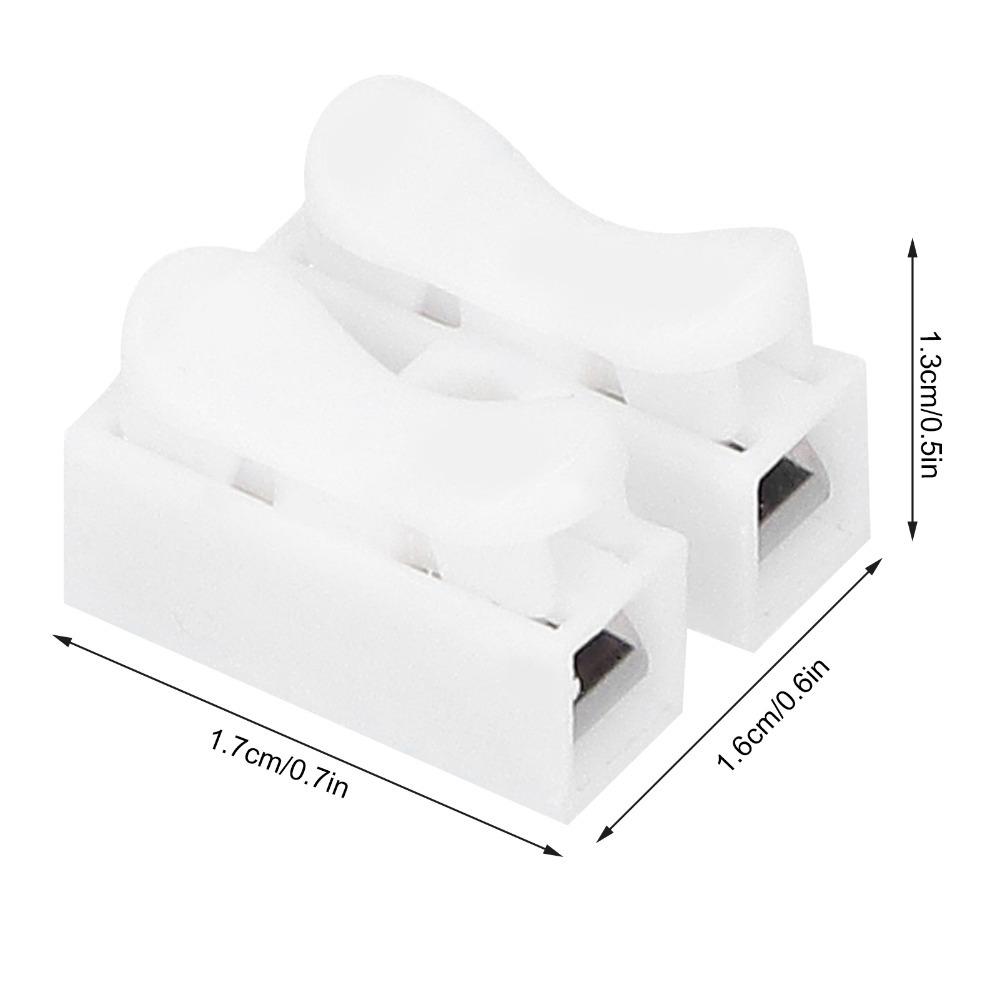 200PCS 10A Press Terminal Connectors 250V Quick Connector Cable Clamp For Automotive