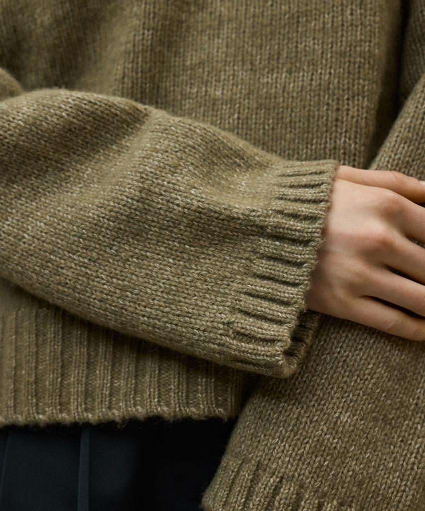 Ekoalpeu Women'S Khaki Kiwi Sweater