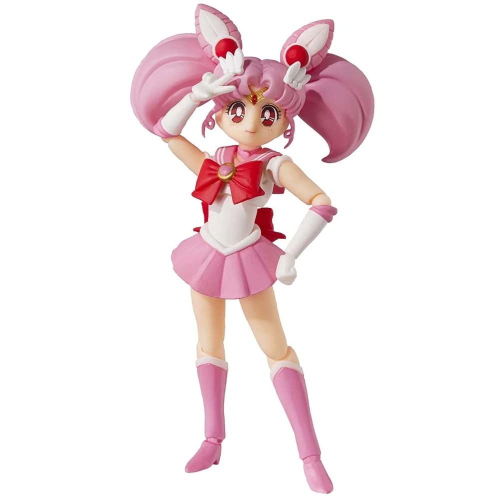 TAMASHII NATIONS Sailor Moon Sailor Chibi Moon Color 140mm Painted Movable Figure BAS62983 S.H.Figuarts -Animation Edition- Approx. ABS&PVC