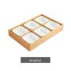 Поднос для сервировки WJ Bamboo с несколькими отделениями