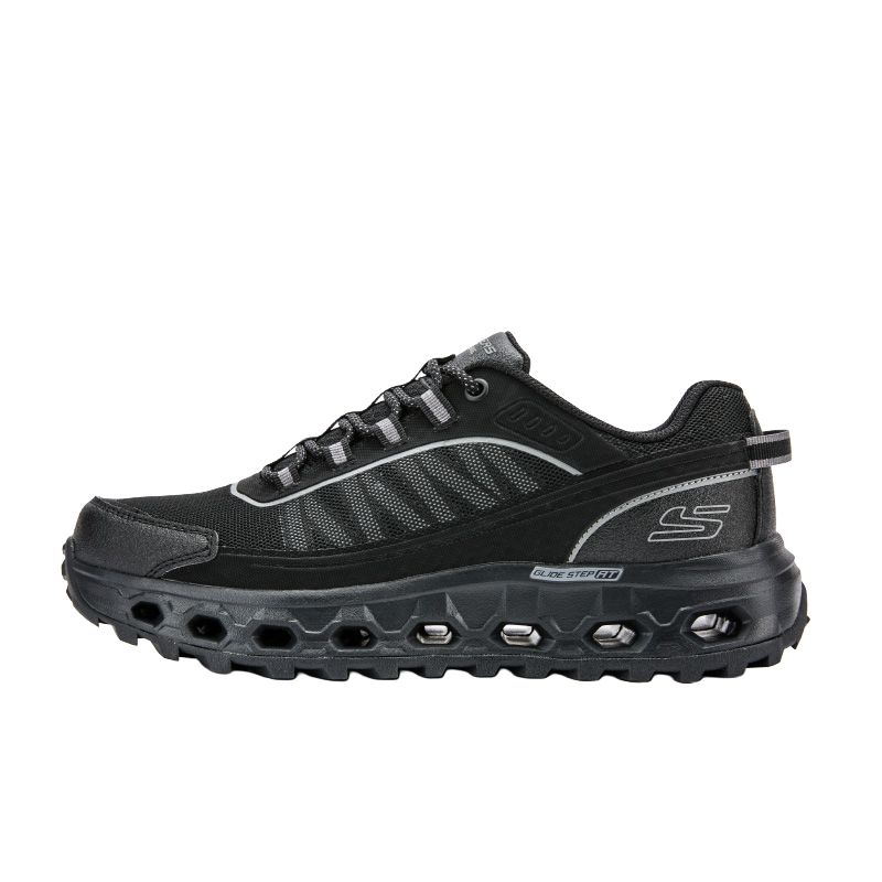 Skechers Glide-Step Универсальные Повседневные Прочные Низкие Уличные Функциональные Ботинки Мужская обувь Черный 237681-BBK